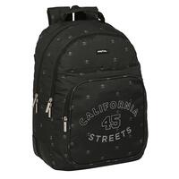 Skoletaske Safta California Sort 32 x 42 x 15 cm
