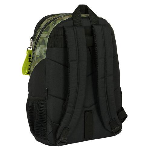 Skoletaske Kelme Travel Sort Grøn 32 x 44 x 16 cm