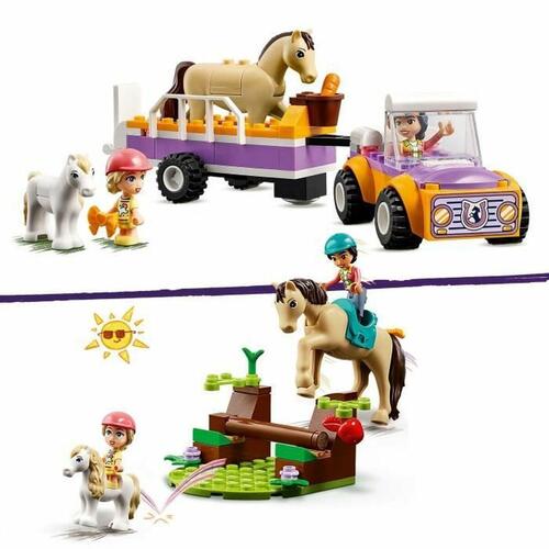 Lego Friends 42634 Horse & Pony Trailer - Multifarvet byggelegetøj, 105 dele