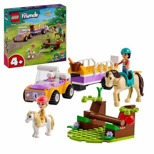Lego Friends 42634 Horse & Pony Trailer - Multifarvet byggelegetøj, 105 dele