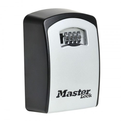Nøgleboks Master Lock - sort/grå metal kombinationslås