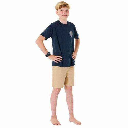 Børne Kortærmet T-shirt Rip Curl Stapler Marineblå 12 år