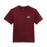 Børne Kortærmet T-shirt Vans Essentials Mørkerød 12-14 år