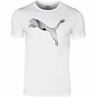 Børne Kortærmet T-shirt Puma Active Sports Graphic Hvid 11-12 år