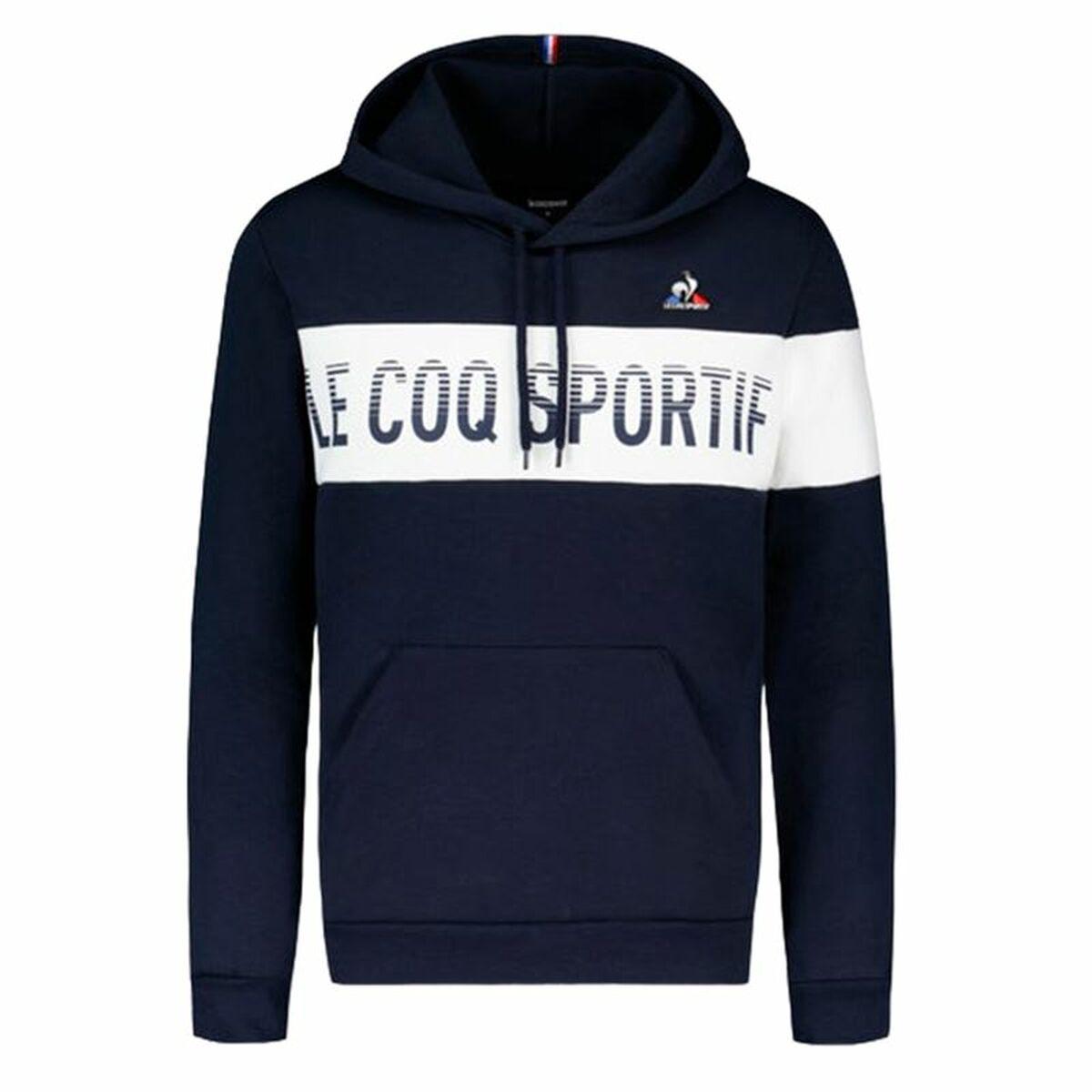Unisex Hættetrøje Le coq sportif BAH Hoody N°1 Marineblå M