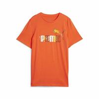 Børne Kortærmet T-shirt Puma Ess+ Futureverse Orange 11-12 år