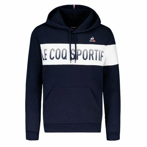 Unisex Hættetrøje Le coq sportif BAH Hoody N°1 Marineblå S