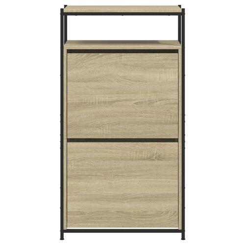 Skoreol 60x34x112 cm konstrueret træ sonoma-eg
