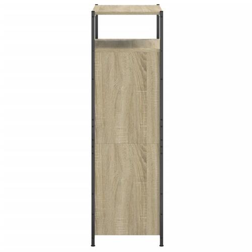 Skoreol 60x34x112 cm konstrueret træ sonoma-eg