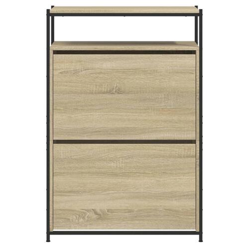 Skoreol 75x34x112 cm konstrueret træ sonoma-eg