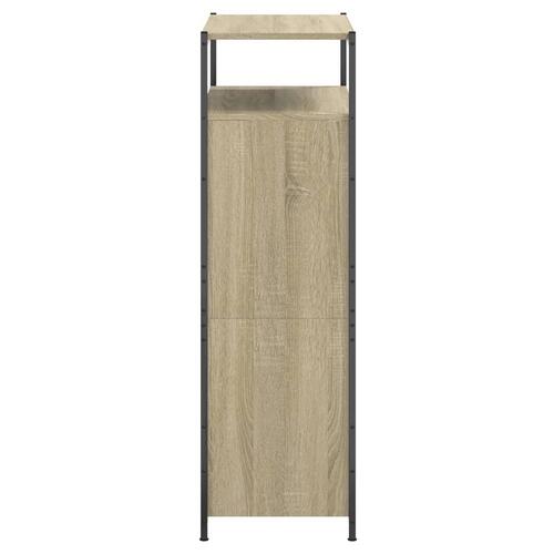 Skoreol 75x34x112 cm konstrueret træ sonoma-eg