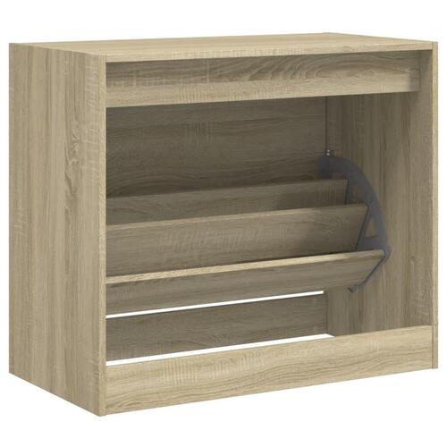 Skoreol 80x42x69 cm konstrueret træ sonoma-eg