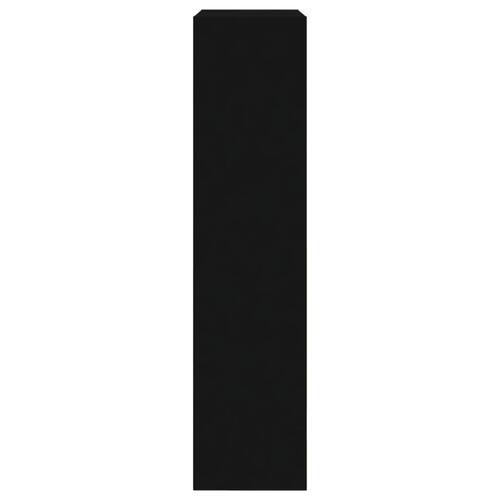 Skoreol 60x21x87,5 cm konstrueret træ sort