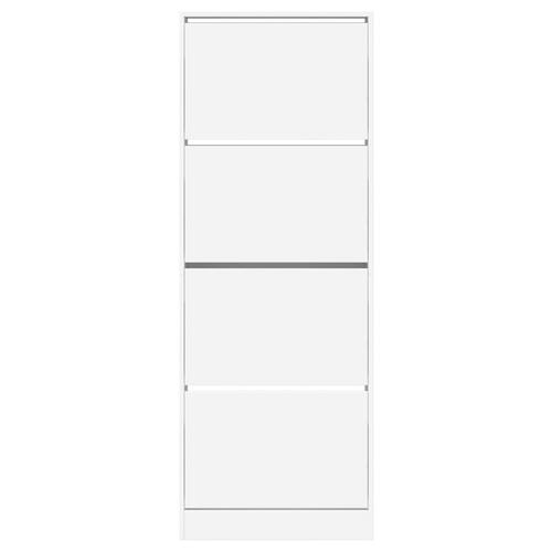 Skoreol 60x21x163,5 cm konstrueret træ hvid