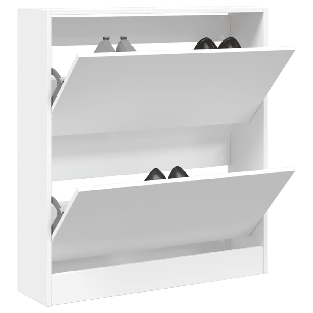 Skoreol 80x21x87,5 cm konstrueret træ hvid