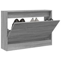 Skoskab 80x21x57 cm konstrueret træ grå sonoma-eg