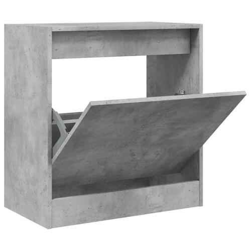 Skoreol 60x34x63,5 cm konstrueret træ betongrå