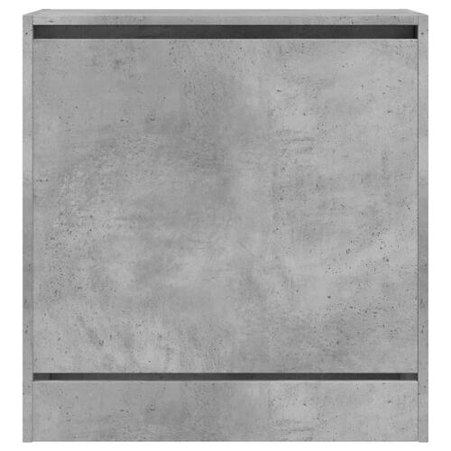 Skoreol 60x34x63,5 cm konstrueret træ betongrå