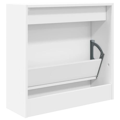 Skoreol 60x21x57 cm konstrueret træ hvid