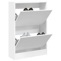 Skoreol 60x21x87,5 cm konstrueret træ hvid