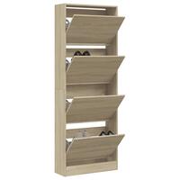 Skoreol 60x21x163,5 cm konstrueret træ sonoma-eg