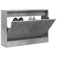 Skoreol 80x21x57 cm konstrueret træ betongrå