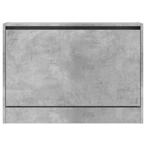 Skoreol 80x21x57 cm konstrueret træ betongrå