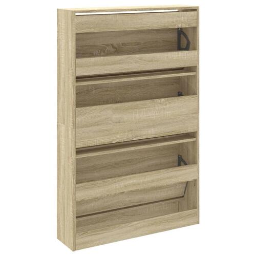 Skoreol 80x21x125,5 cm konstrueret træ sonoma-eg
