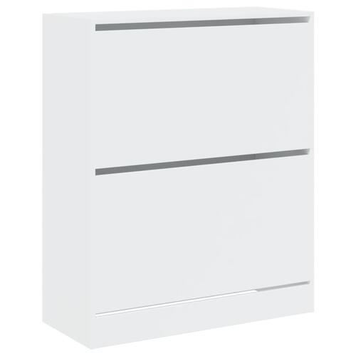 Skoreol 80x34x96,5 cm konstrueret træ hvid