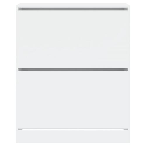 Skoreol 80x34x96,5 cm konstrueret træ hvid