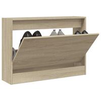 Skoreol 80x21x57 cm konstrueret træ sonoma-eg