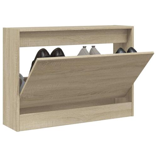 Skoreol 80x21x57 cm konstrueret træ sonoma-eg