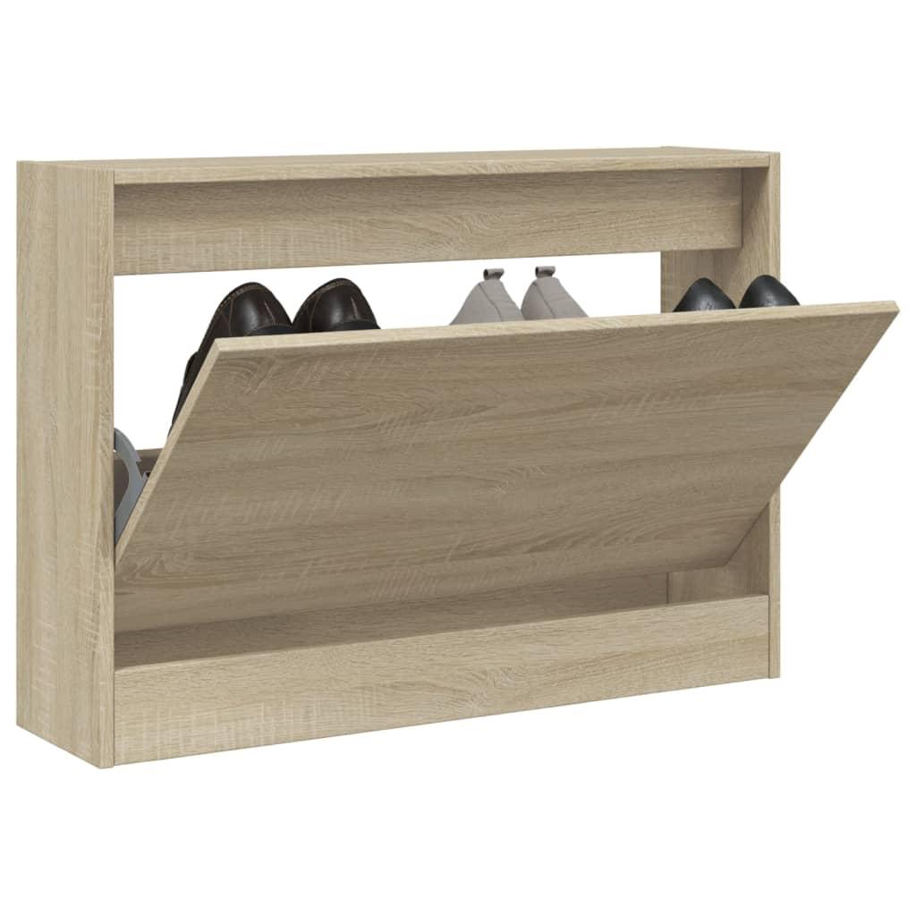 Skoreol 80x21x57 cm konstrueret træ sonoma-eg