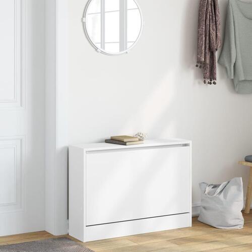Skoreol 80x21x57 cm konstrueret træ hvid