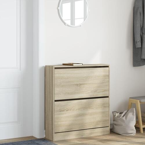 Skoreol 80x21x87,5 cm konstrueret træ sonoma-eg