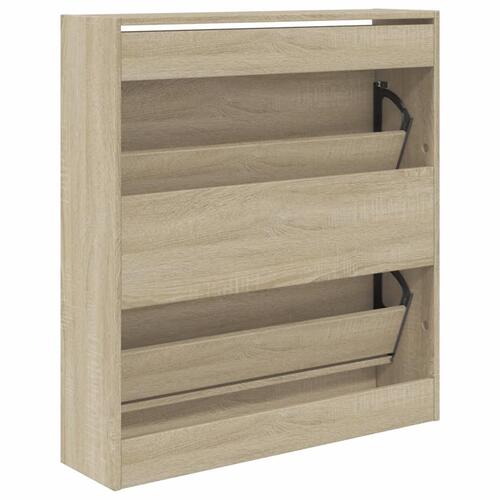 Skoreol 80x21x87,5 cm konstrueret træ sonoma-eg
