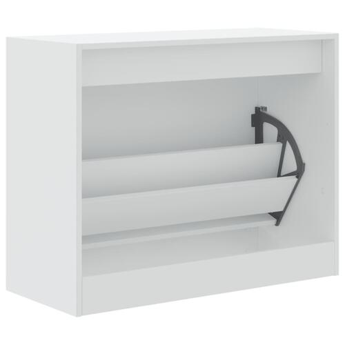 Skoreol 80x34x63 cm konstrueret træ hvid