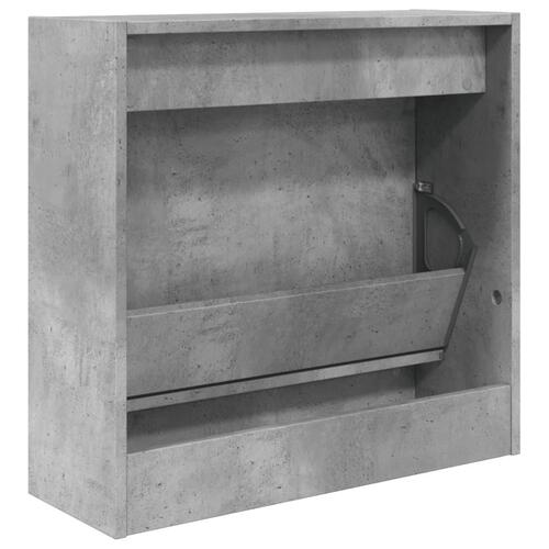 Skoreol 60x21x57 cm konstrueret træ betongrå
