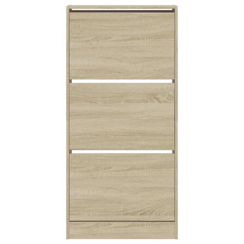 Skoreol 60x21x125,5 cm konstrueret træ sonoma-eg