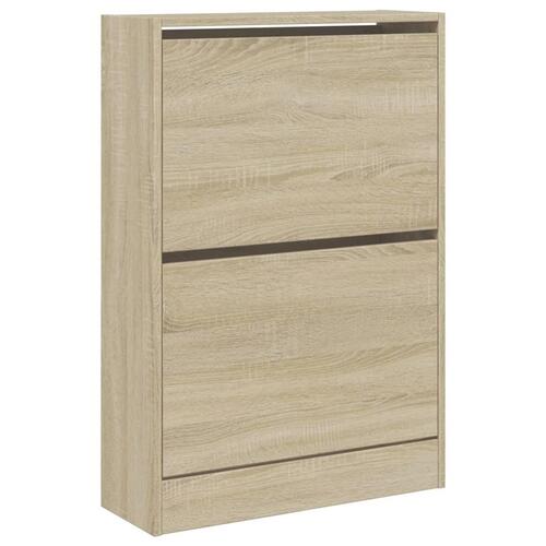 Skoreol 660x21x87,5 cm konstrueret træ sonoma-eg