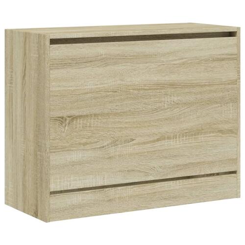 Skoreol 80x34x63 cm konstrueret træ sonoma-eg