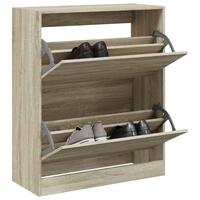 Skoreol 80x34x96,5 cm konstrueret træ sonoma-eg