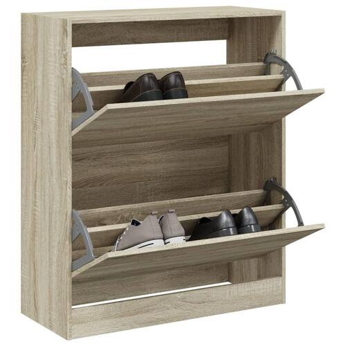 Skoreol 80x34x96,5 cm konstrueret træ sonoma-eg