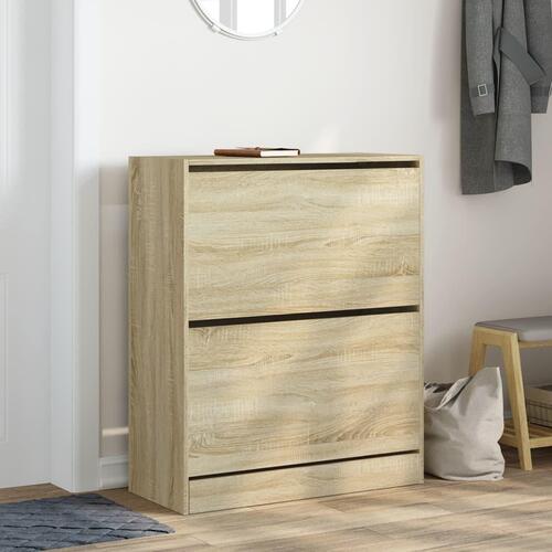 Skoreol 80x34x96,5 cm konstrueret træ sonoma-eg