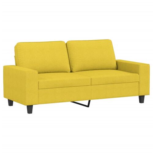 2 personers sofa stof lysegul