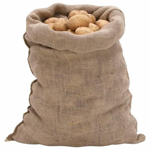 Jutesække 10 stk. 60x105 cm 100 % jute 220 g/m2