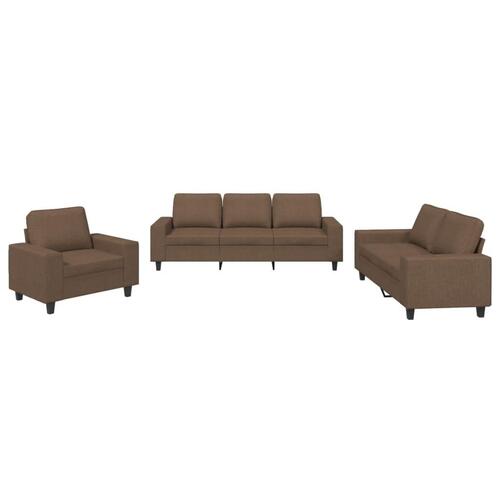 3 personers sofa stof brun