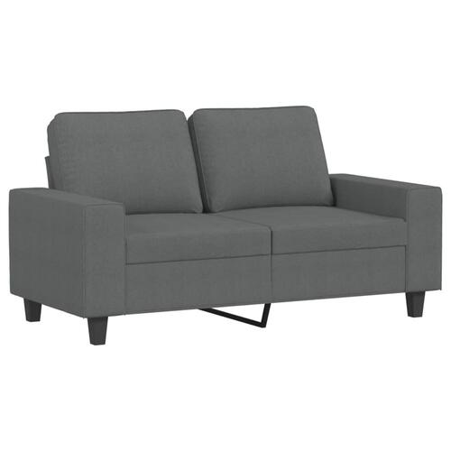 2 personers sofa stof mørkegrå