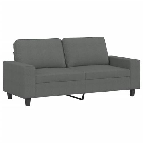 2 personers sofa stof mørkegrå