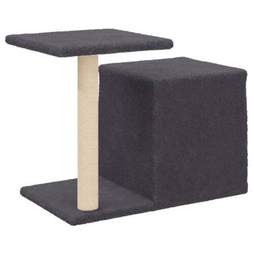 Kradsetræ med sisalkradsestolper 50,5 cm mørkegrå